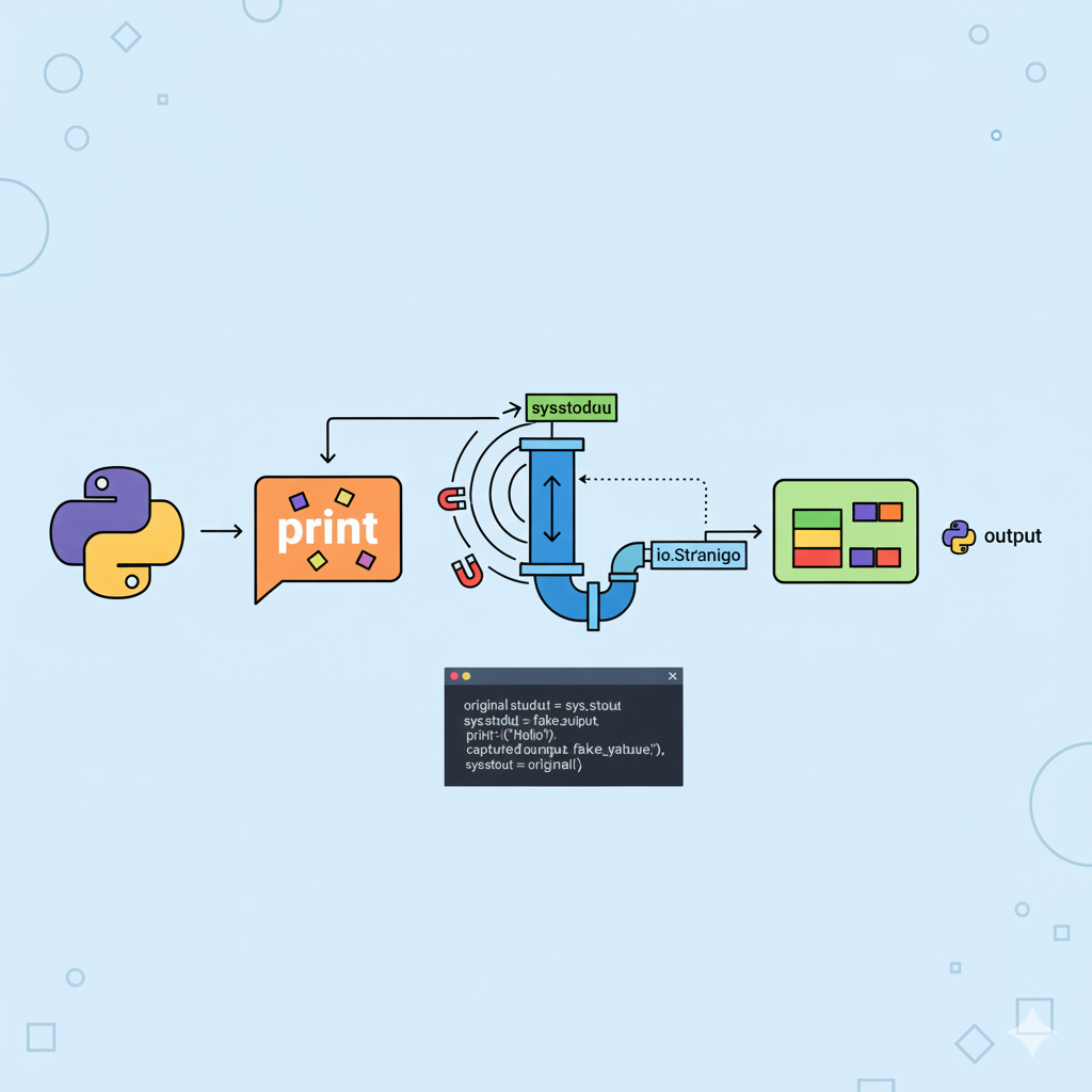🧲 How to Catch print() in Python: Capturing stdout Without External Libraries