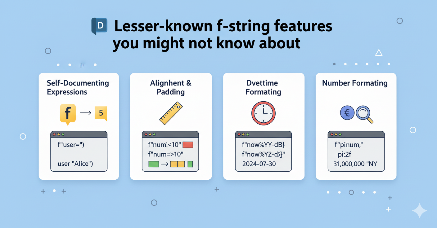 Lesser-known f-string features you might not know about