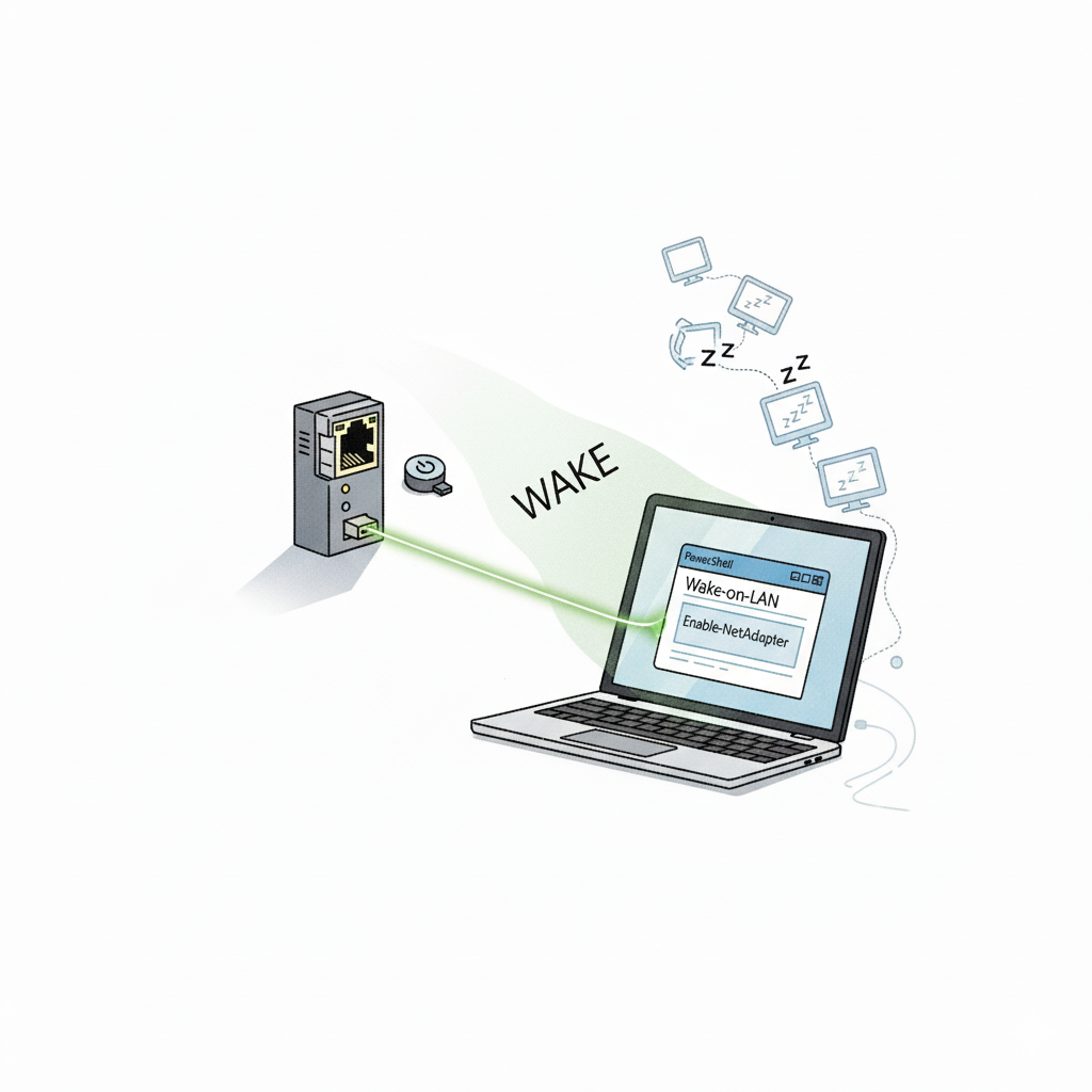 🌐💻⚡ Managing Network Adapter Power Wake-on-LAN with PowerShell